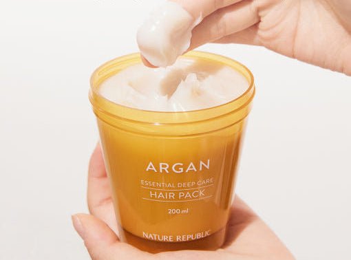 [NATURE REPUBLIC] Argan Essential Deep Care Hair Pack 470ml - JOSEPH BEAUTY