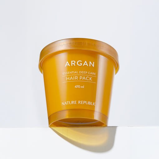 [NATURE REPUBLIC] Argan Essential Deep Care Hair Pack 470ml - JOSEPH BEAUTY