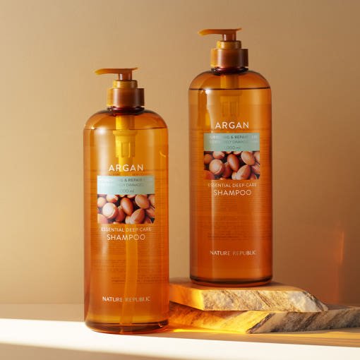 [NATURE REPUBLIC] Argan Essential Deep Care Shampoo 1000ml - JOSEPH BEAUTY