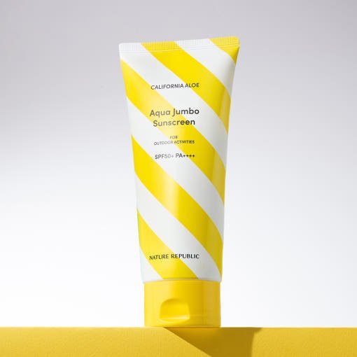 [NATURE REPUBLIC] California Aloe Aqua Jumbo Sunscreen SPF50+ PA++++ 250ml - JOSEPH BEAUTY
