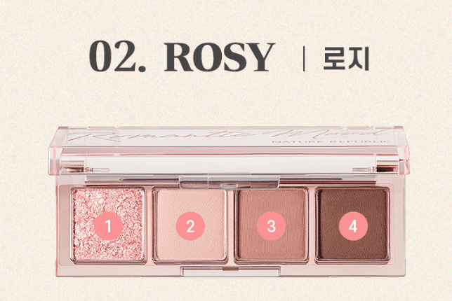[NATURE REPUBLIC] Daily Basic Palette 2.4~2.7g (6colors) - JOSEPH BEAUTY