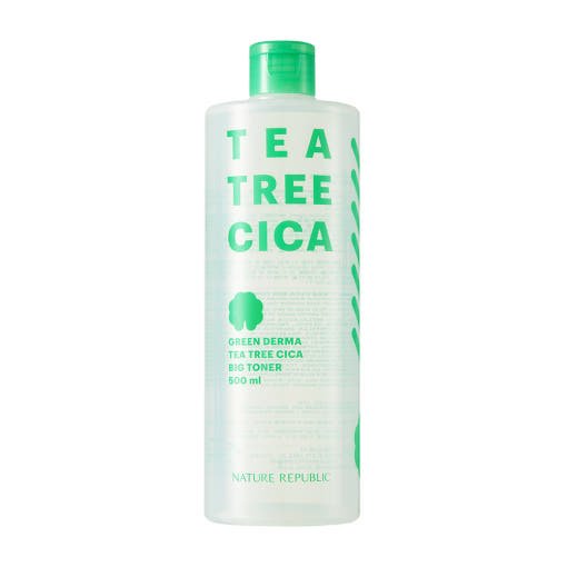 [NATURE REPUBLIC] Green Derma Tea Tree Cica Big Toner 500ml - JOSEPH BEAUTY