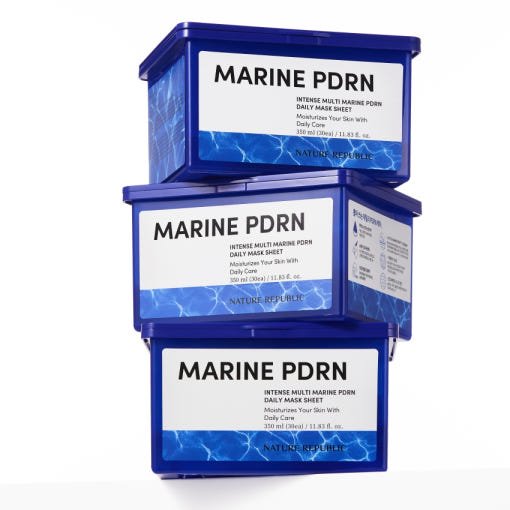 [NATURE REPUBLIC] Intense Multi Marine PDRN Daily Mask Pack 350ml/30ea - JOSEPH BEAUTY