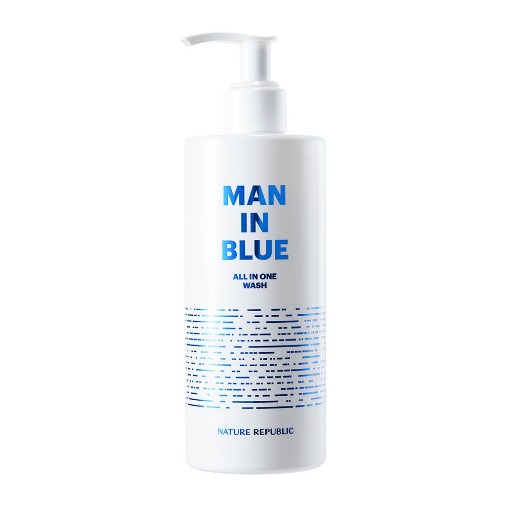 [NATURE REPUBLIC] Man In Blue All In One Wash 350ml - JOSEPH BEAUTY