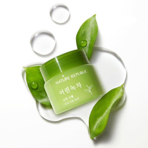 [NATURE REPUBLIC] Mild Green Tea Cream 55ml - JOSEPH BEAUTY