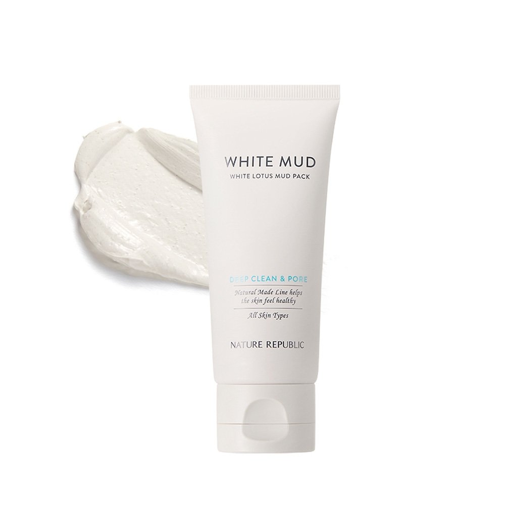 [NATURE REPUBLIC] Natural Made White Lotus Deep Celan Mud Pack 100ml