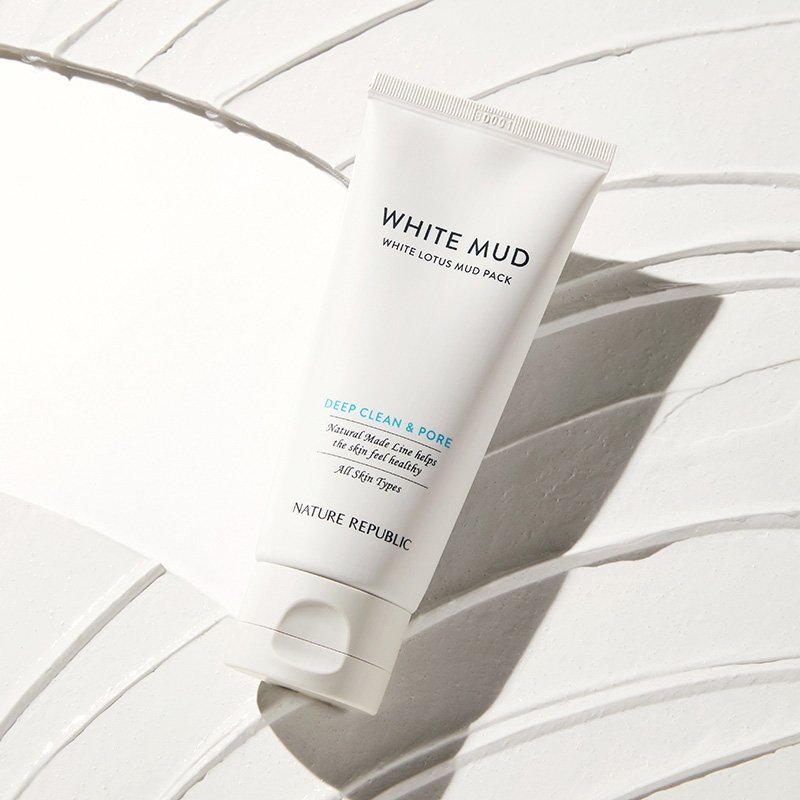 [NATURE REPUBLIC] Natural Made White Lotus Deep Celan Mud Pack 100ml