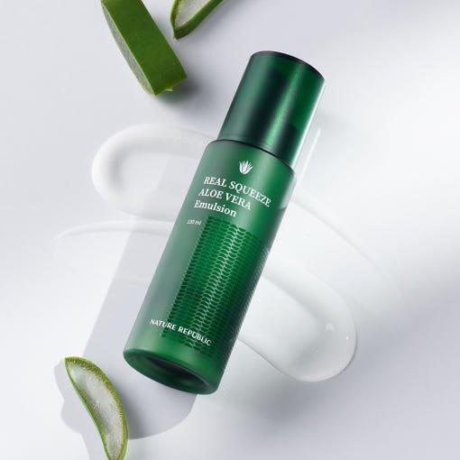[NATURE REPUBLIC] REAL SQUEEZE Aloe Vera Emulsion 130ml - JOSEPH BEAUTY