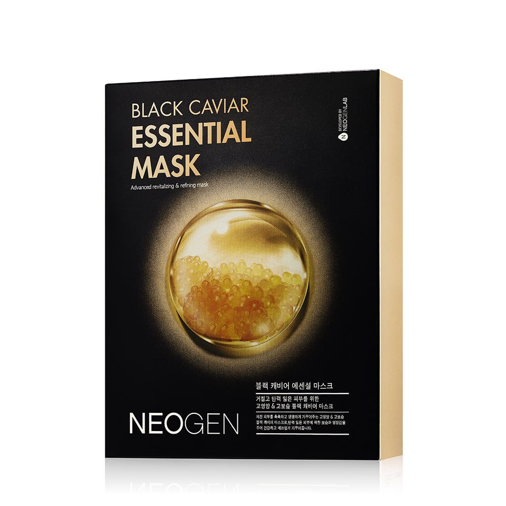 NEOGEN Black Caviar Essential Mask 23ml x 10ea - JOSEPH BEAUTY