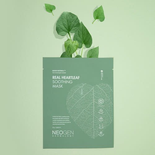 NEOGEN Dermalogy Real Heartleaf Soothing Mask 37g X 5ea - JOSEPH BEAUTY