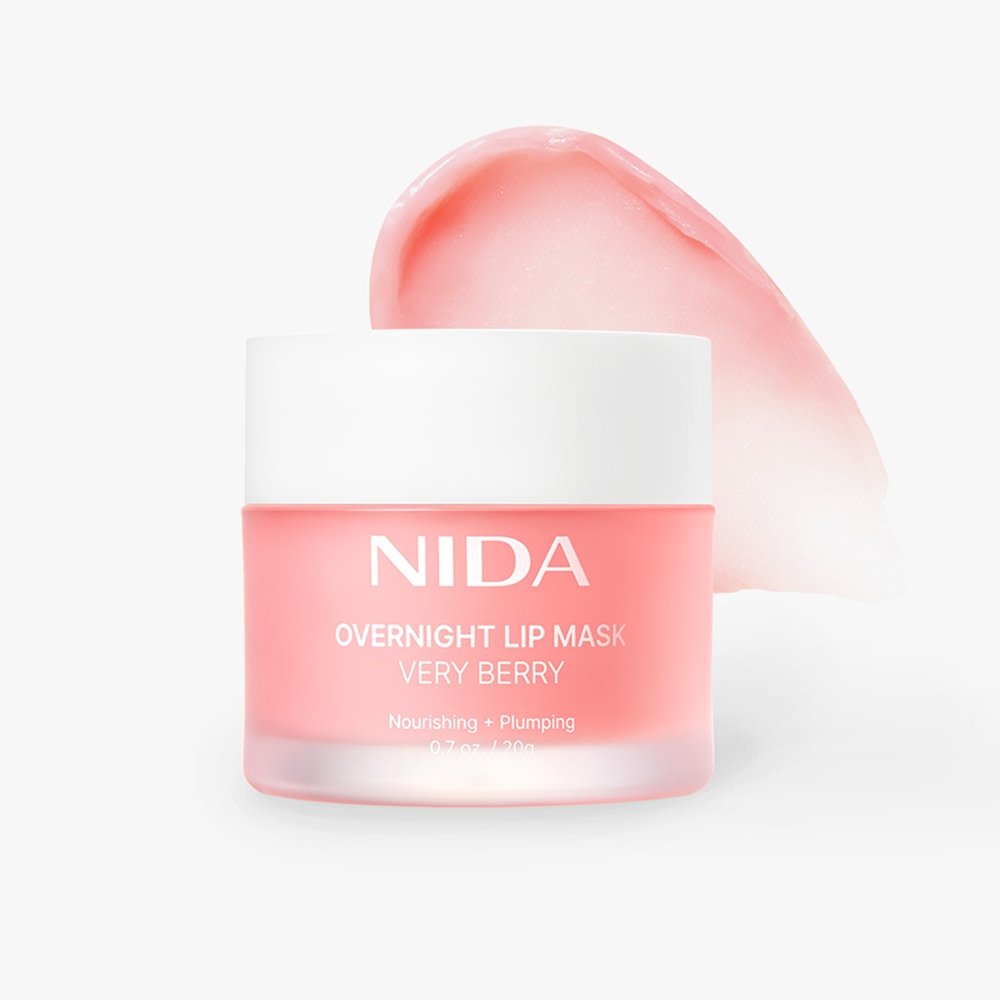 NIDA Overnight Lip Mask 20g #Very Berry