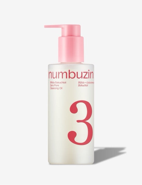 numbuzin No.3 Bifida Bakuchiol Zero Pore Cleansing Oil 200ml