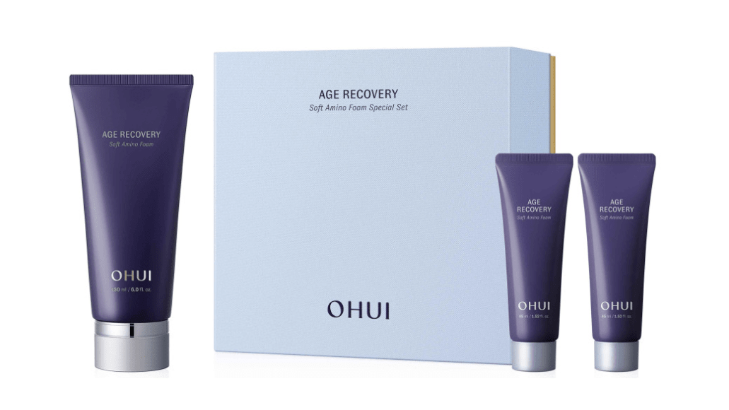 O HUI Age Recovery Soft Amino Foam Special Set (180ml+45mlx2ea) - JOSEPH BEAUTY