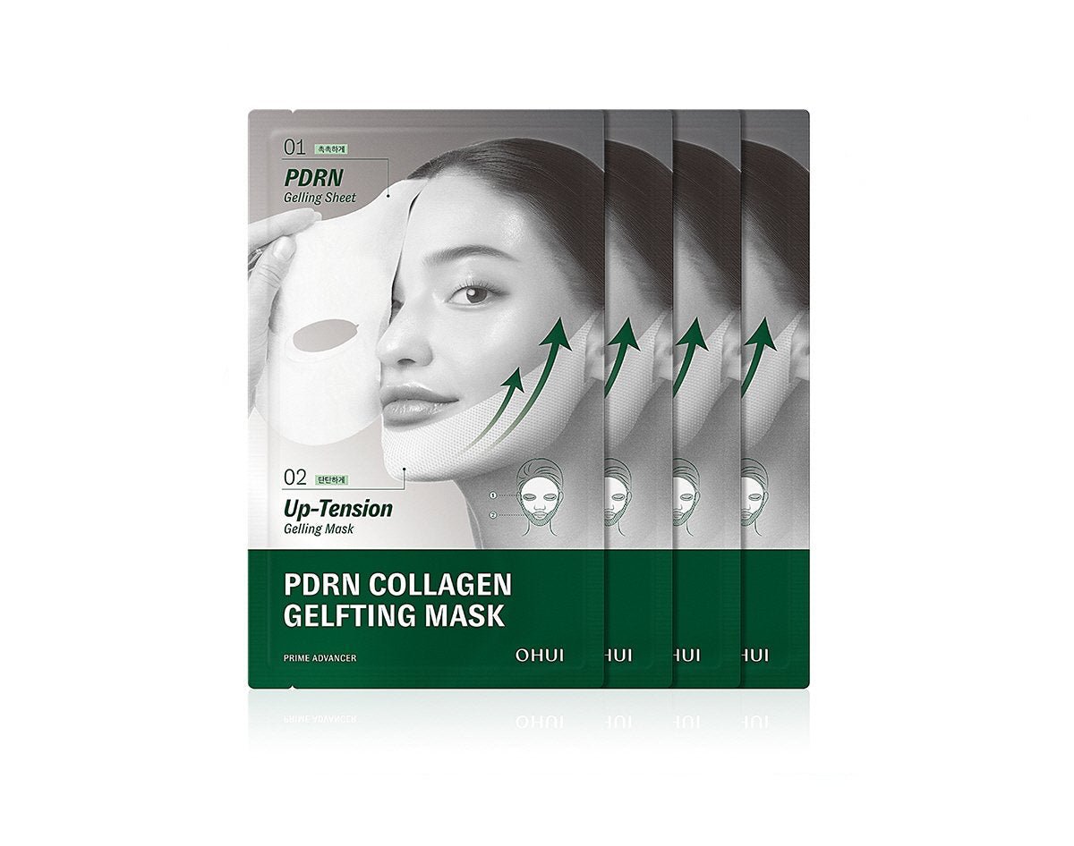 O HUI Prime Advancer De - Aging PDRN Collagen Gelfting Mask Sheet 28g X 4ea - JOSEPH BEAUTY