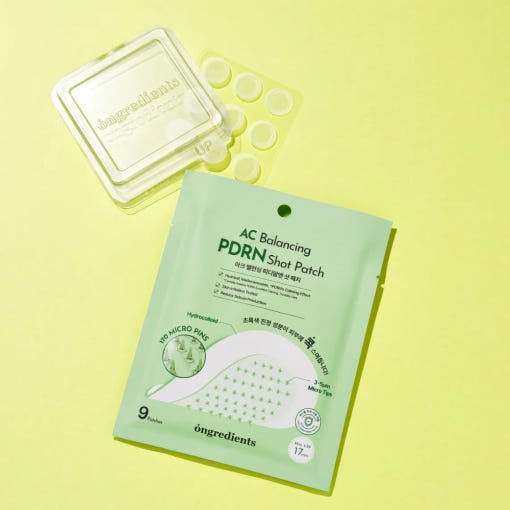 ongredients AC Balancing PDRN Shot Patch 9 Patches (17mm) - JOSEPH BEAUTY