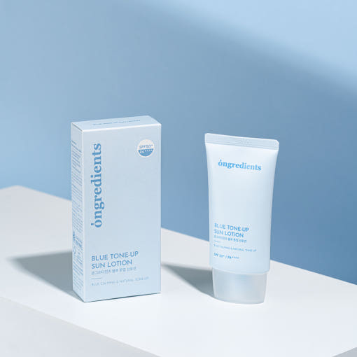 ongredients Blue Tone Up Sun Lotion SPF50+ PA++++ 50ml