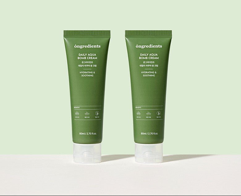 ongredients Daily Aqua Bomb Cream 80ml+80ml [1+1] - JOSEPH BEAUTY