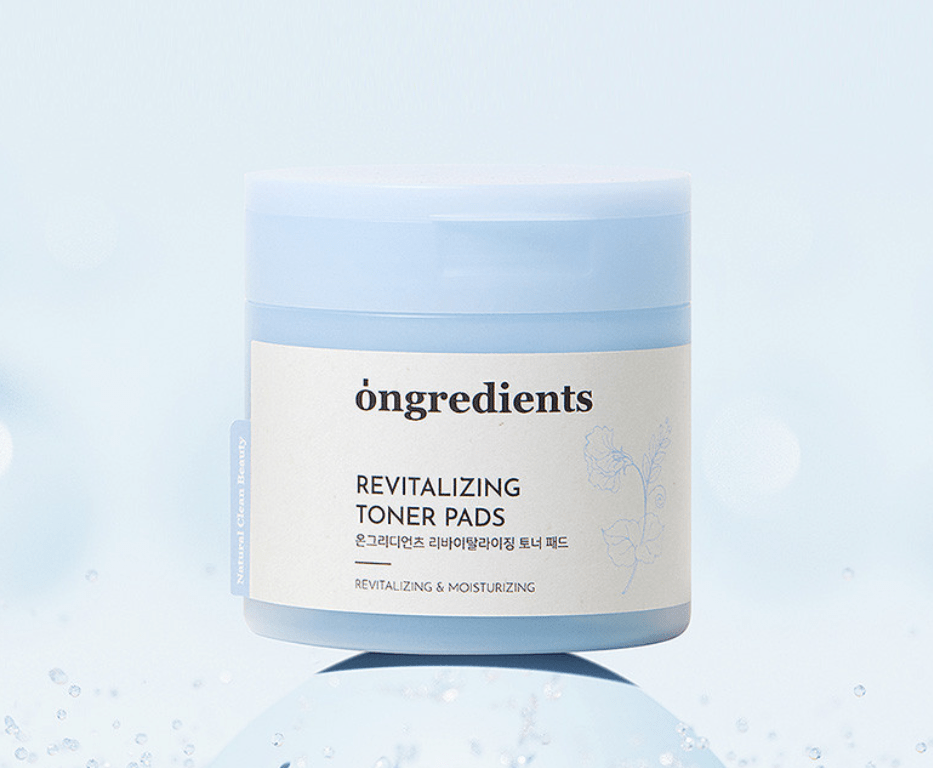 ongredients Revitalizing Toner Pads 160g/60ea - JOSEPH BEAUTY