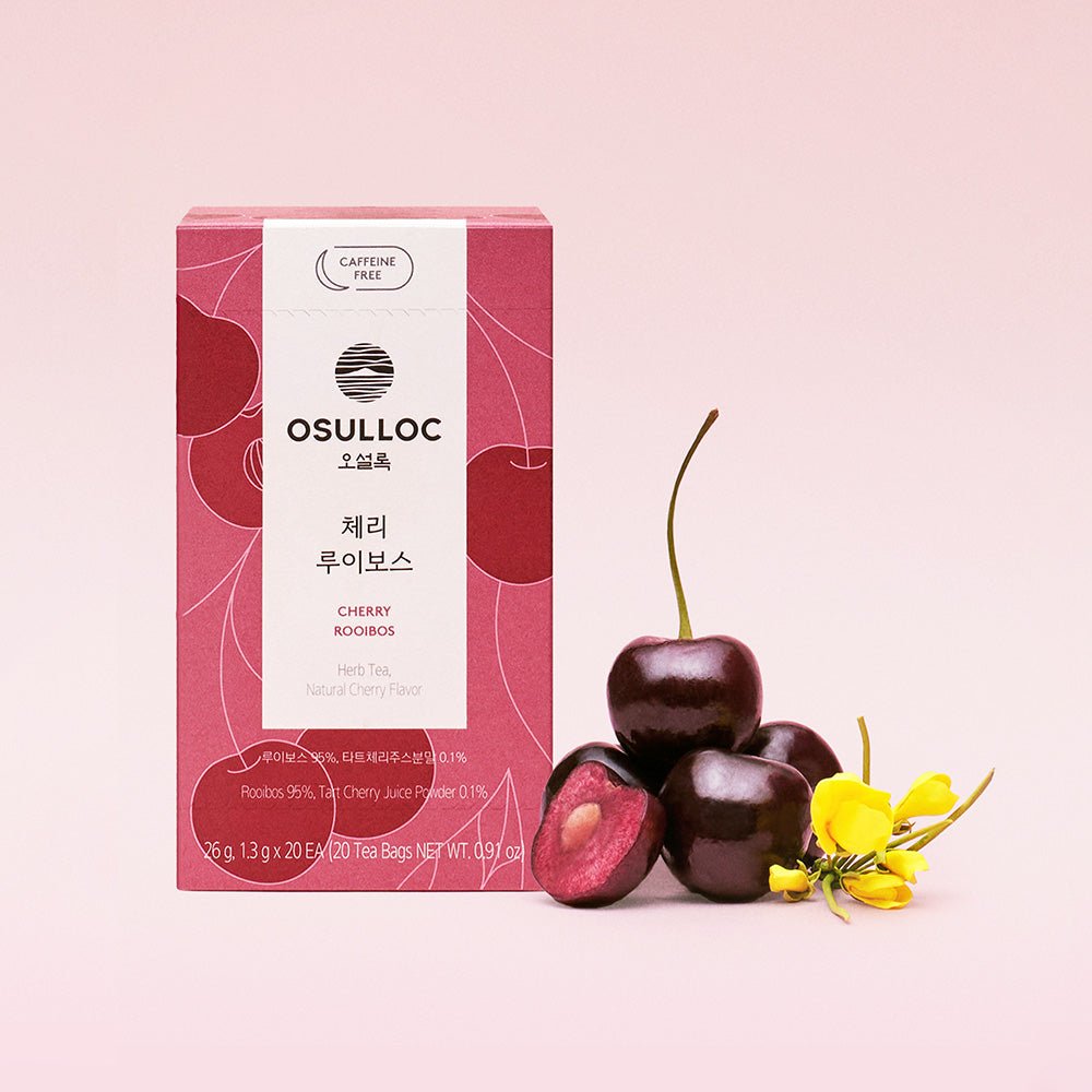 OSULLOC Cherry Rooibos Tea (20 count) - JOSEPH BEAUTY