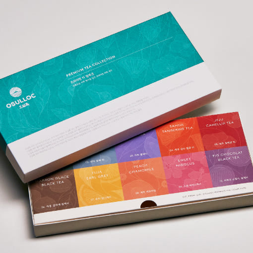 OSULLOC Premium Tea Collection (40 count, 10 flavors X 4ea)