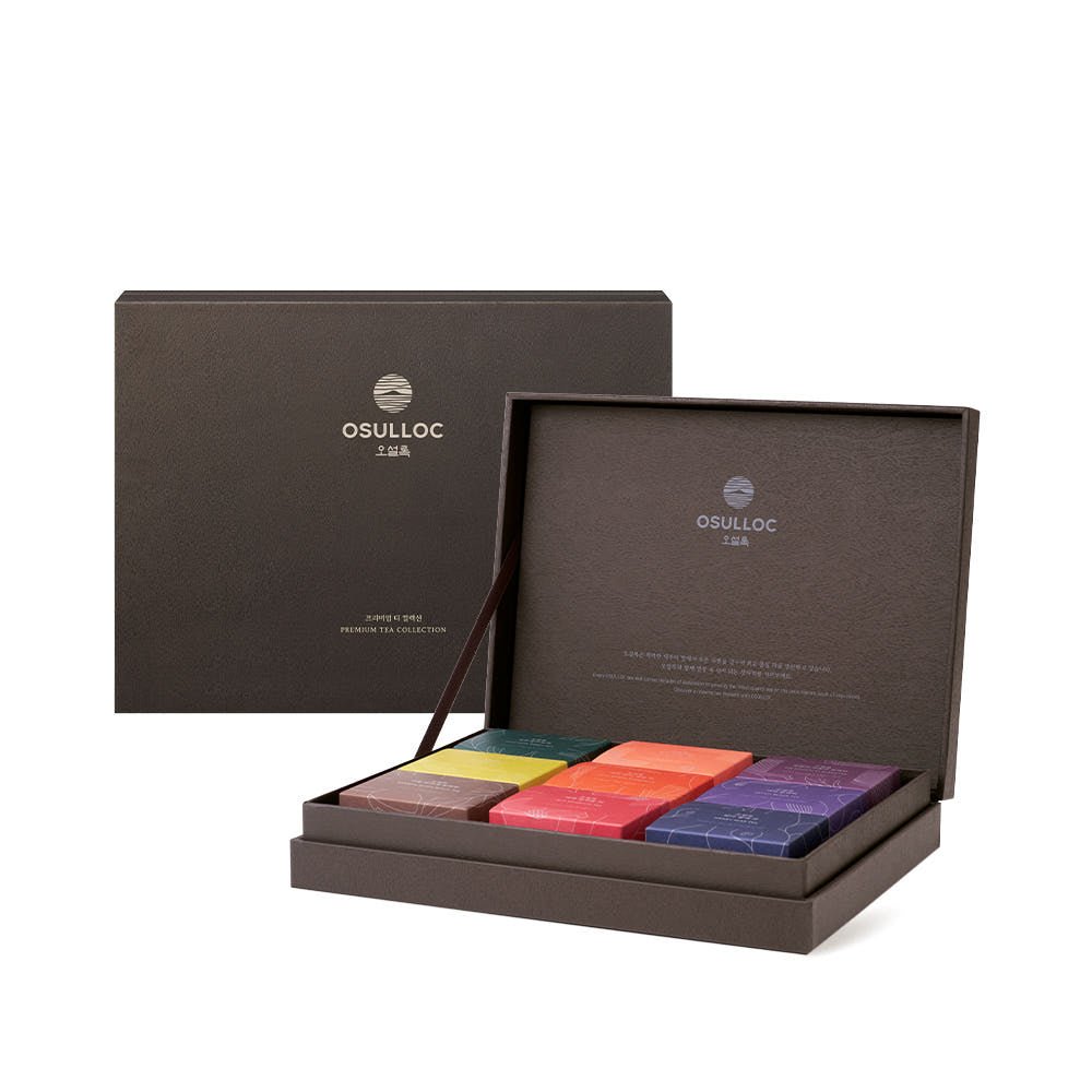 OSULLOC Premium Tea Collection 90 Gift Set (90 count, 9 flavors X 10ea) - JOSEPH BEAUTY
