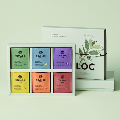 OSULLOC Tea Variation 30 Gift Set (30 count, 6 flavors X 5ea)