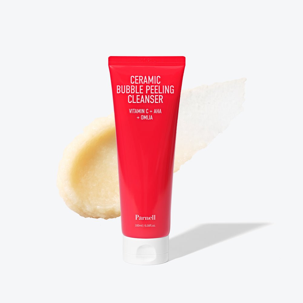 Parnell AHA Omija Ceramic Bubble Peeling Cleanser 180ml - JOSEPH BEAUTY