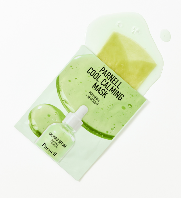 Parnell Panthenol Heartleaf Cool Calming Mask 20ml X 10ea