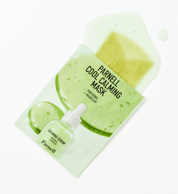 Parnell Panthenol Heartleaf Cool Calming Mask 20ml X 5ea - JOSEPH BEAUTY