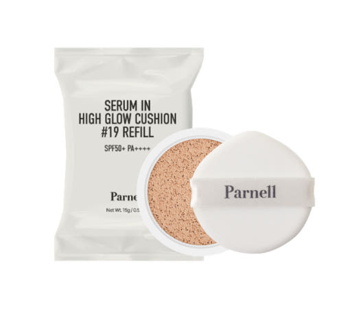 Parnell Serum In High Glow Cushion SPF50+ PA++++ 15g (Refill) #19 Porcelain