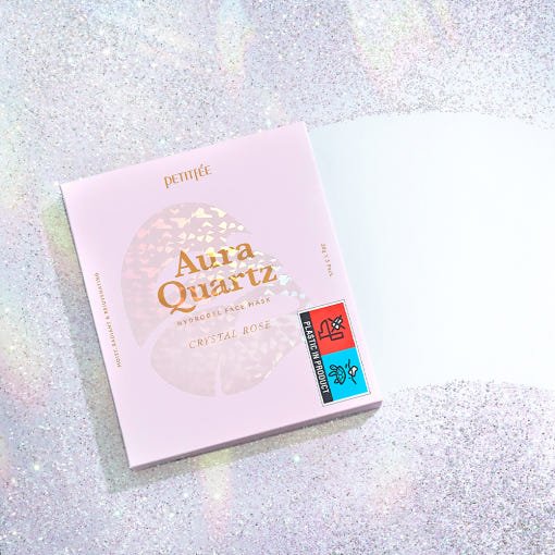 PETITFEE Aura Quartz Hydrogel Face Mask Crystal Rose 30g X 5ea - JOSEPH BEAUTY