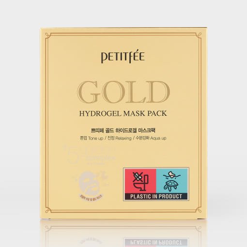 PETITFEE Gold Hydrogel Mask Pack 32g X 5ea - JOSEPH BEAUTY