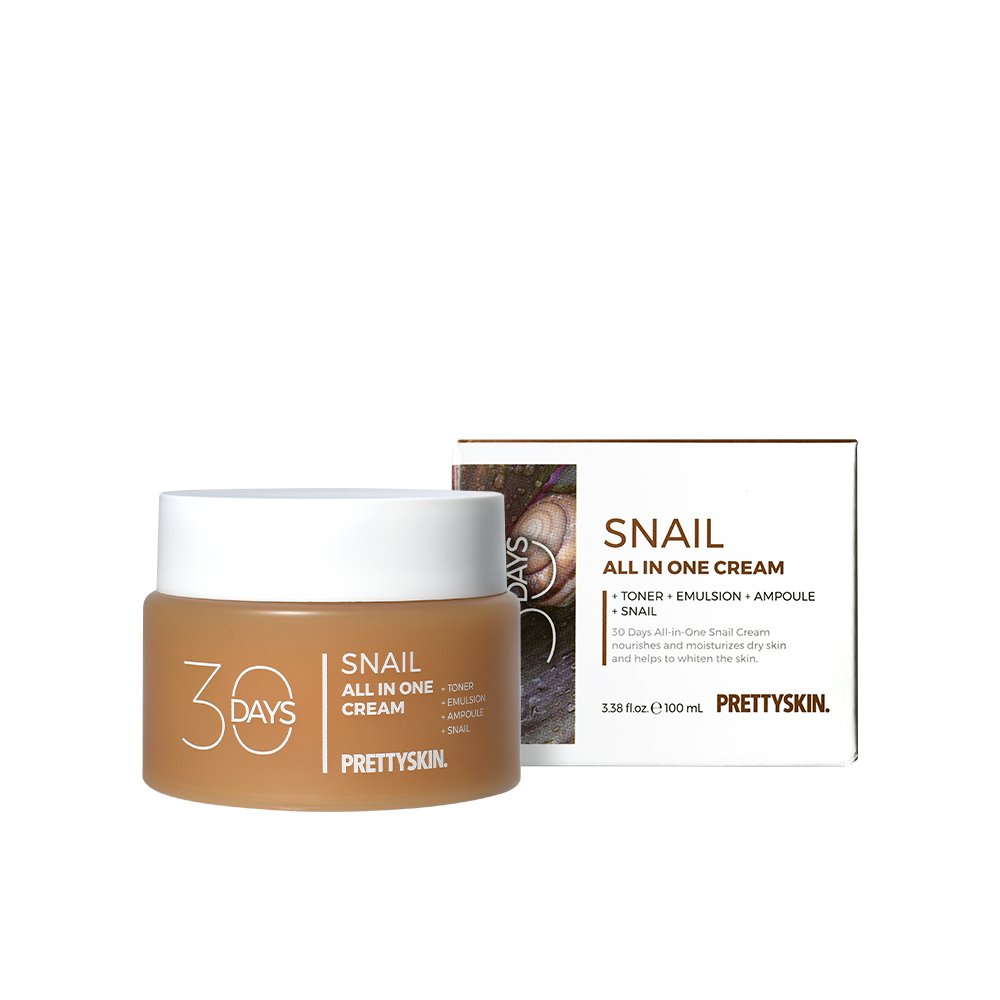 PRETTYSKIN 30 Days All-in-One Snail Cream 100ml
