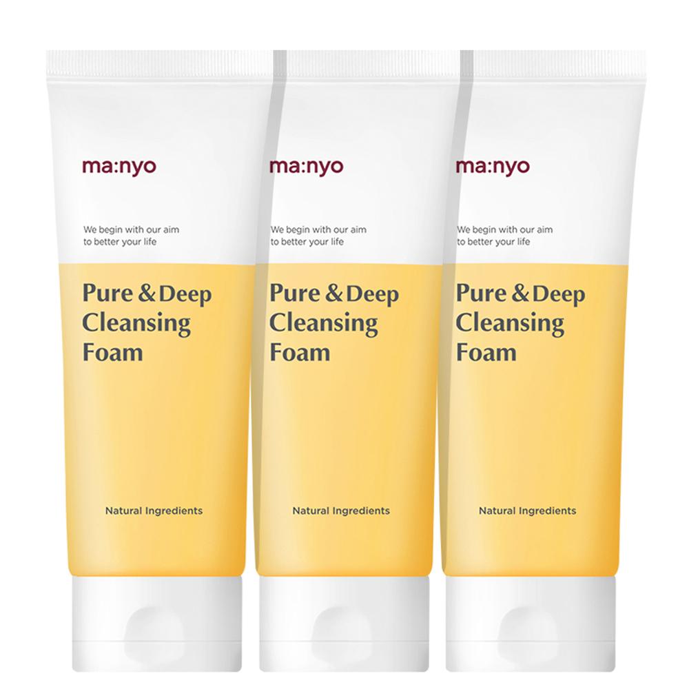 MANYO FACTORY Pure & Deep Cleansing Foam 100ml X 3ea