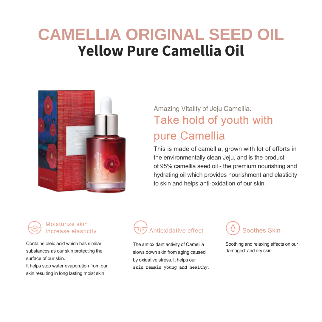 [JEJU INDI] Camellia Original Seed Oil 30ml