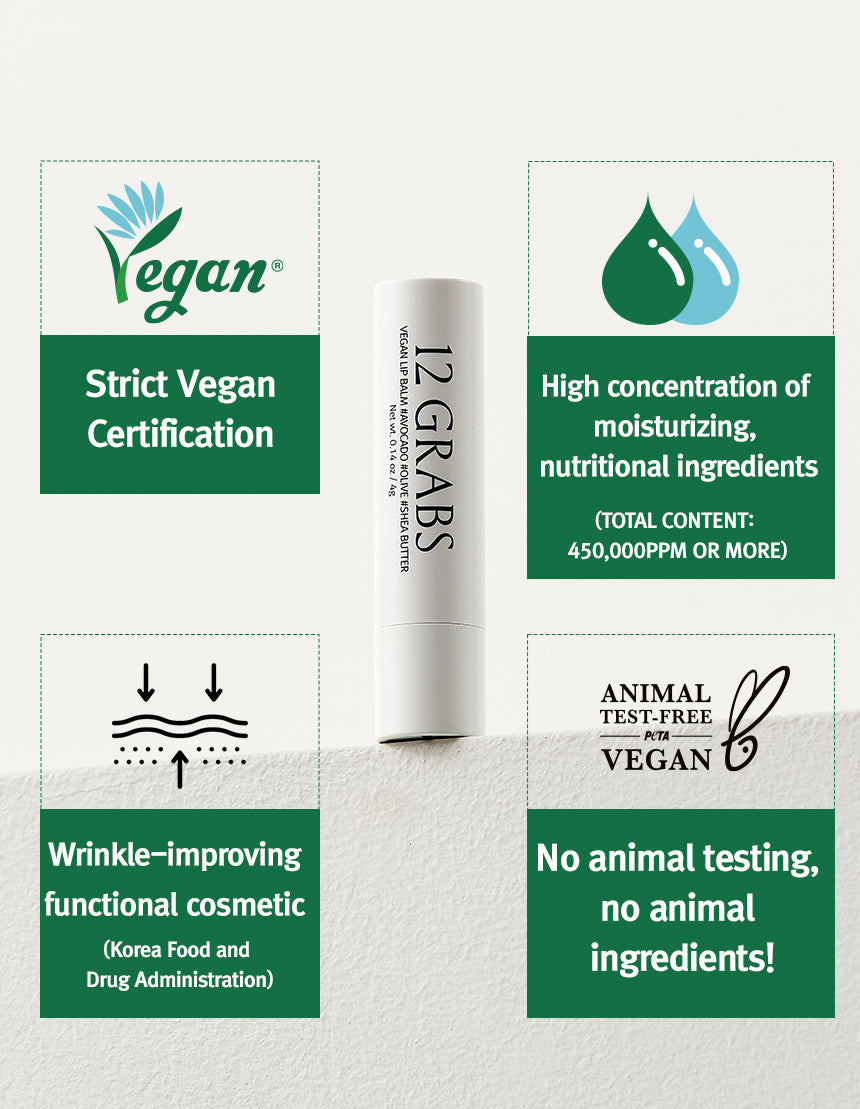 12GRABS Veganer Lippenbalsam 4g