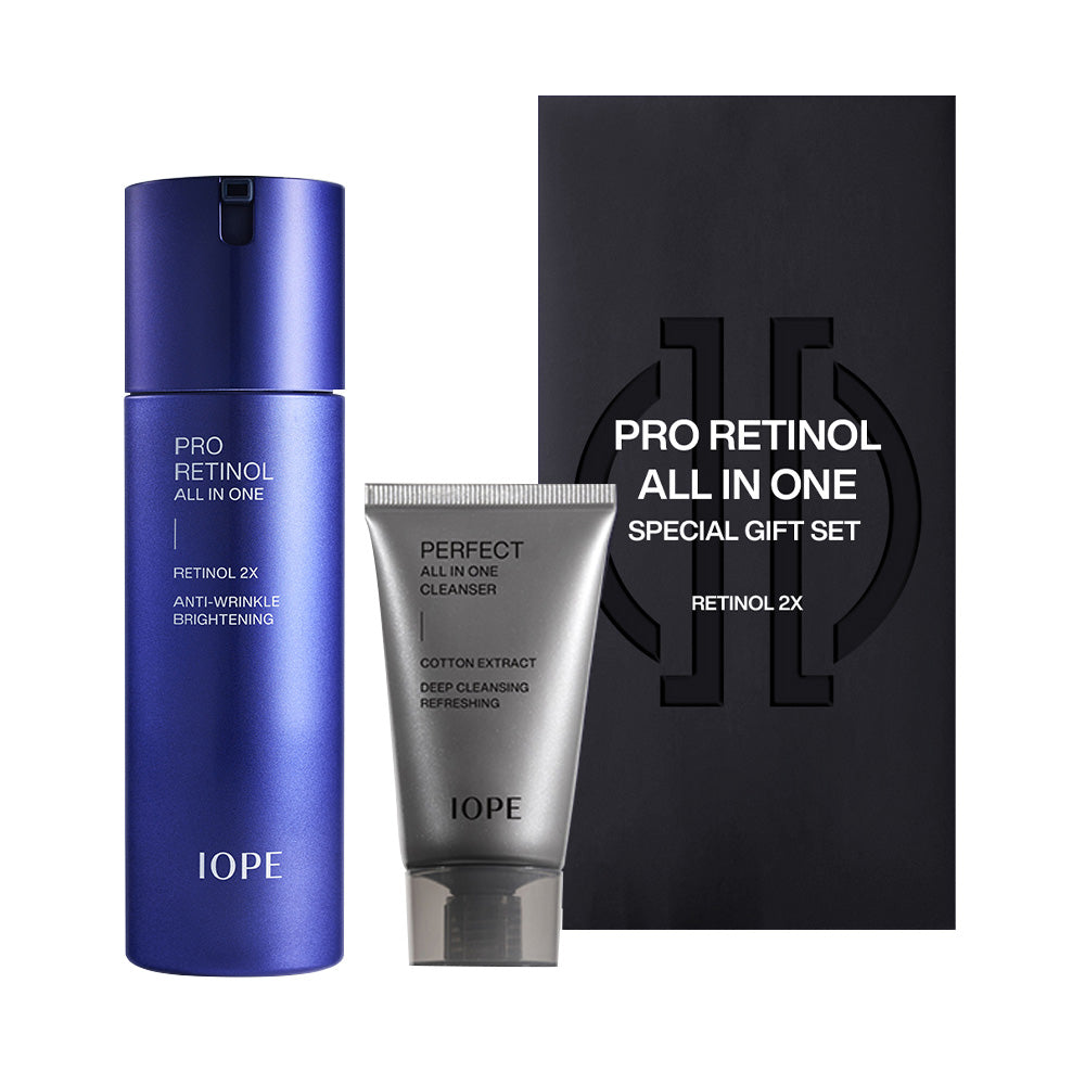 IOPE Men Pro Retinol All In One 120ml+Reinigungsschaum