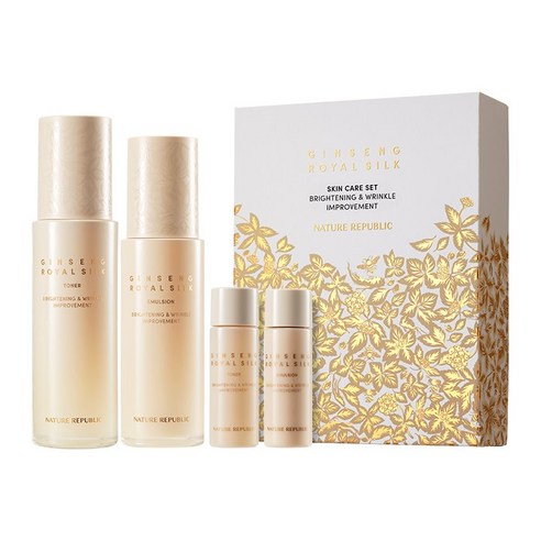 NATURE REPUBLIC Ginseng Gold Silk Toner &amp; Emulsion Set