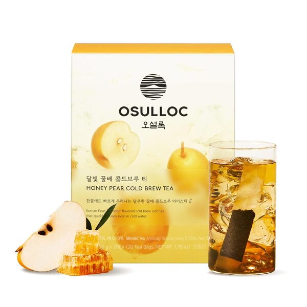 OSULLOC Kaltgebrühter Tee mit Honig und Birne (20 Stück) 