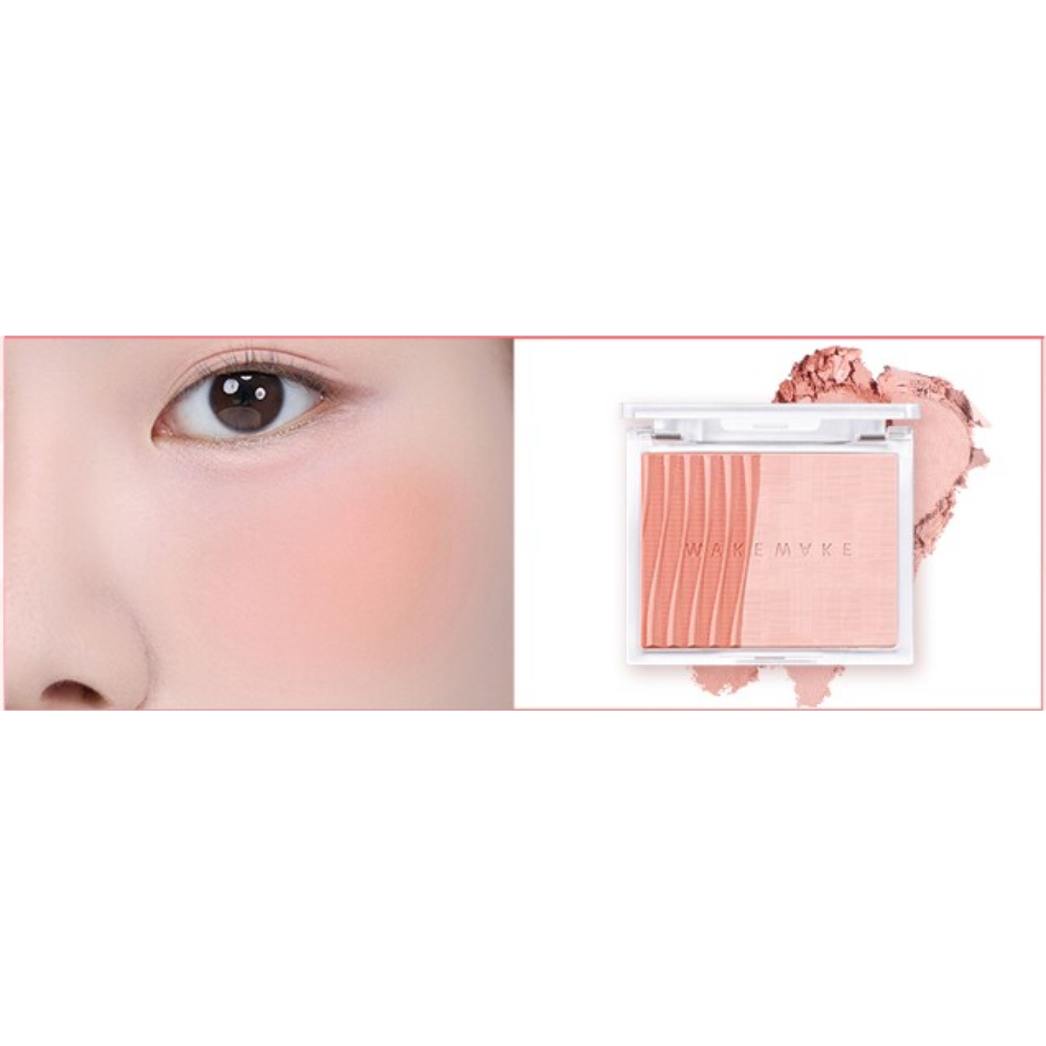 WAKEMAKE Sheer Layering Dual Blusher (5 Colours)