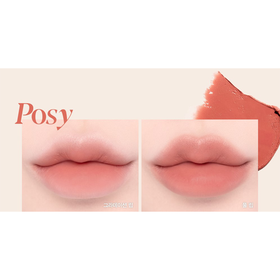 espoir The Sleek Lipstick Cream Matte (6 Colors) 0.9g Posy