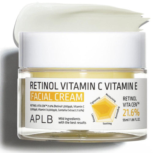 APLB Retinol Vitamin C Vitamin E Gesichtscreme 55ml