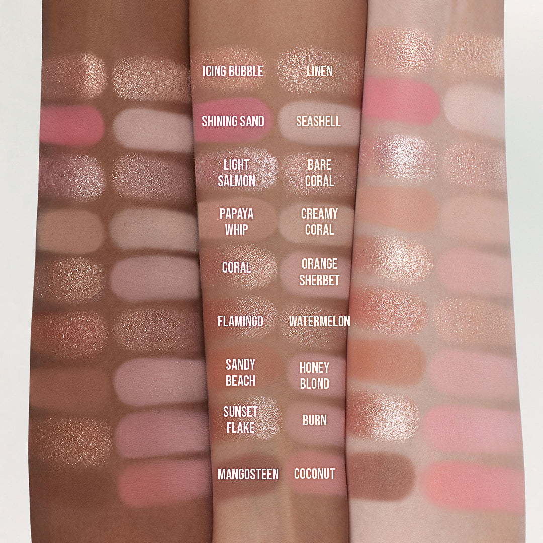 dasique Lidschatten-Palette – 23 Summer Coral