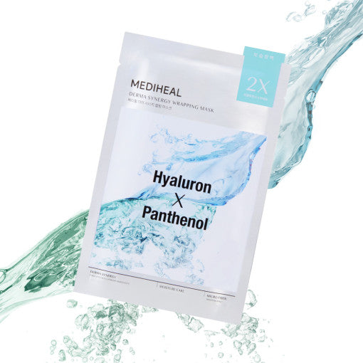 MEDIHEAL Derma Synergy Wrapping Mask Sheet 10P #Hyaluron X Panthenol