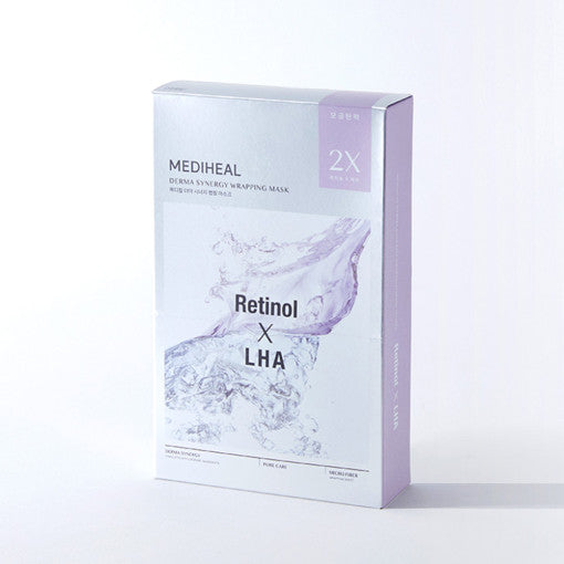 MEDIHEAL Derma Synergy Wickelmaskenblatt 10P #Retinol X LHA