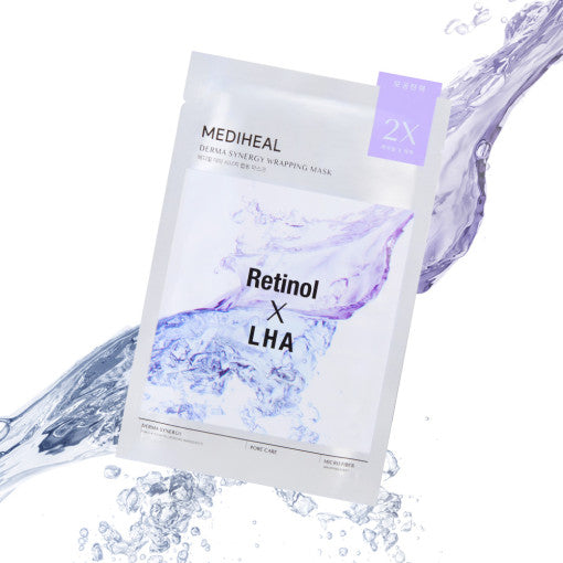 MEDIHEAL Derma Synergy Wickelmaskenblatt 10P #Retinol X LHA