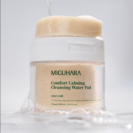 MIGUHARA Comfort Calming Cleansing Water Pad 70 pads 160ml