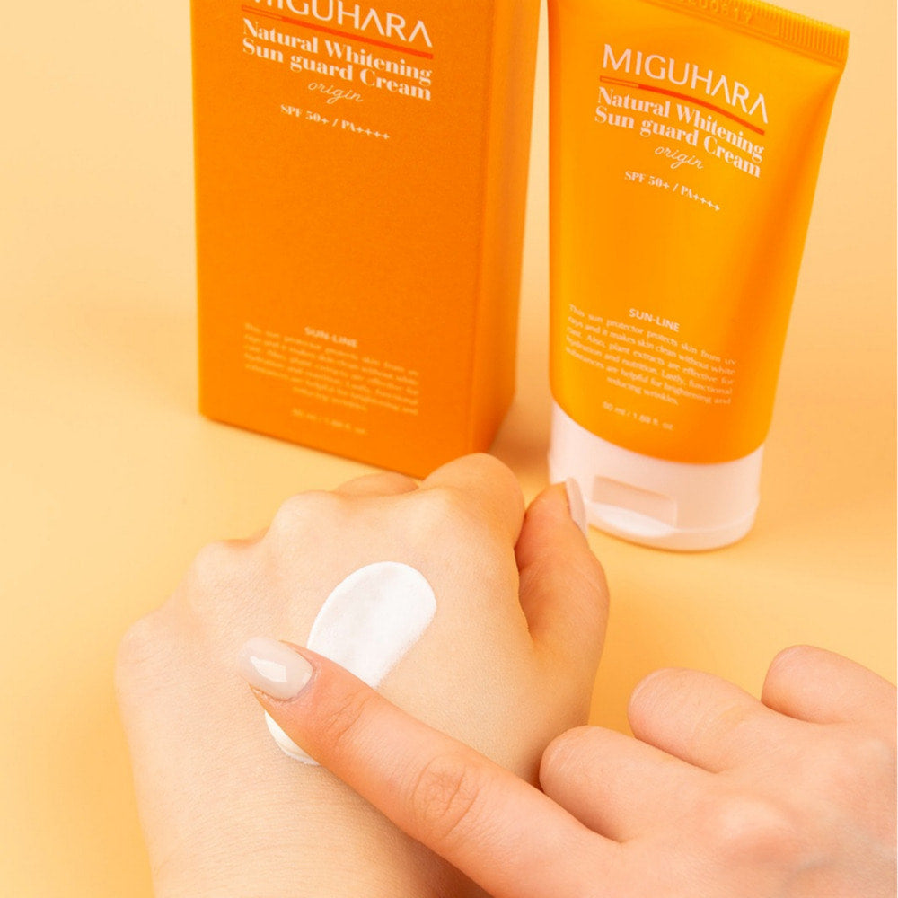 MIGUHARA Natürliche aufhellende Sonnenschutzcreme Origin SPF50+/PA++++ 50ml