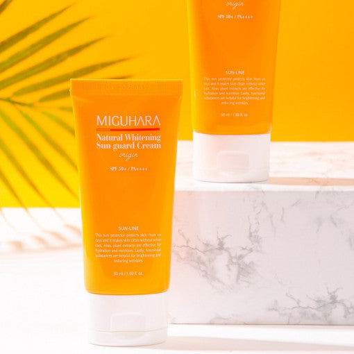 MIGUHARA Natürliche aufhellende Sonnenschutzcreme Origin SPF50+/PA++++ 50ml