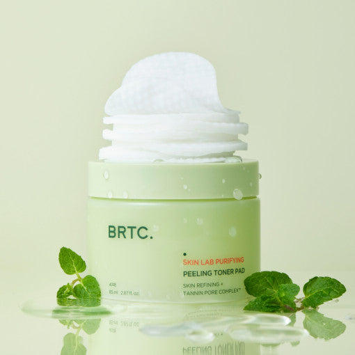 BRTC Skin Lab Reinigendes Peeling-Toner-Pad, 40 Stück (85 ml)